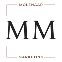Logo Molenaar Marketing wit